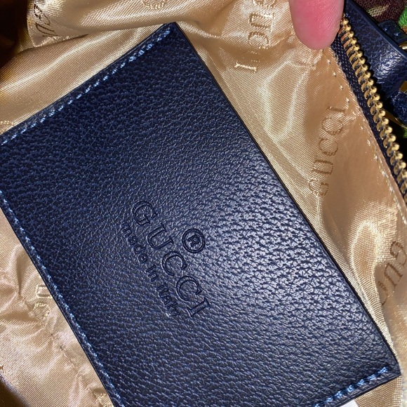 Gucci Denim and Leather Monogram Bag - Picture 5 of 7